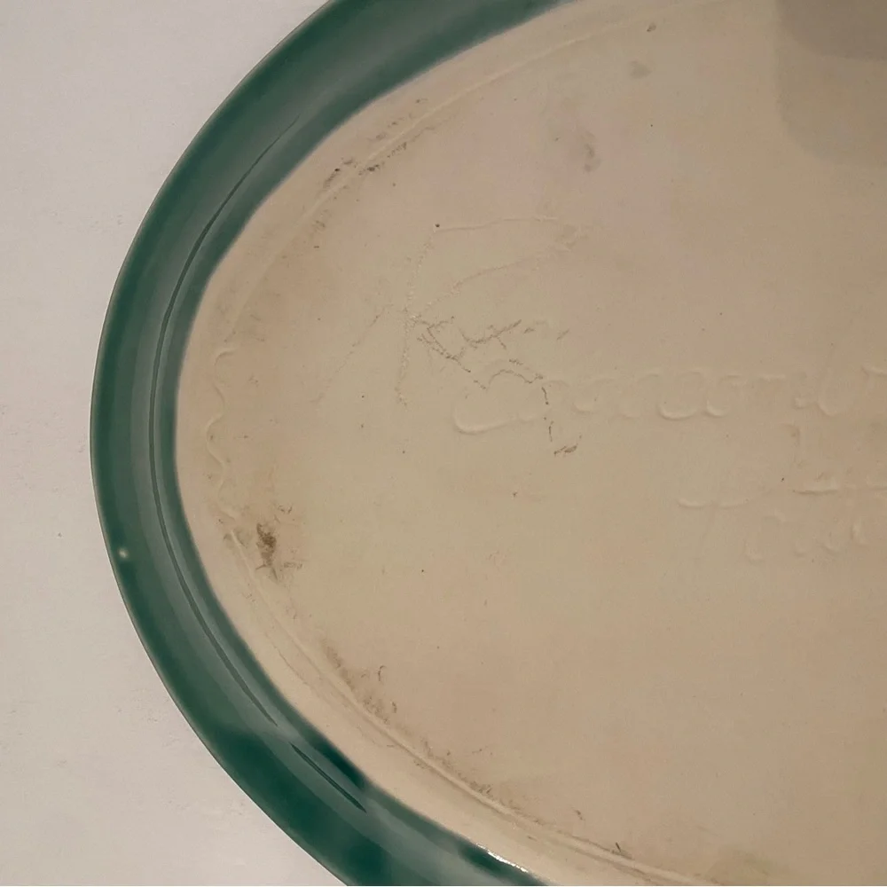 Edgecomb Potters platter studio